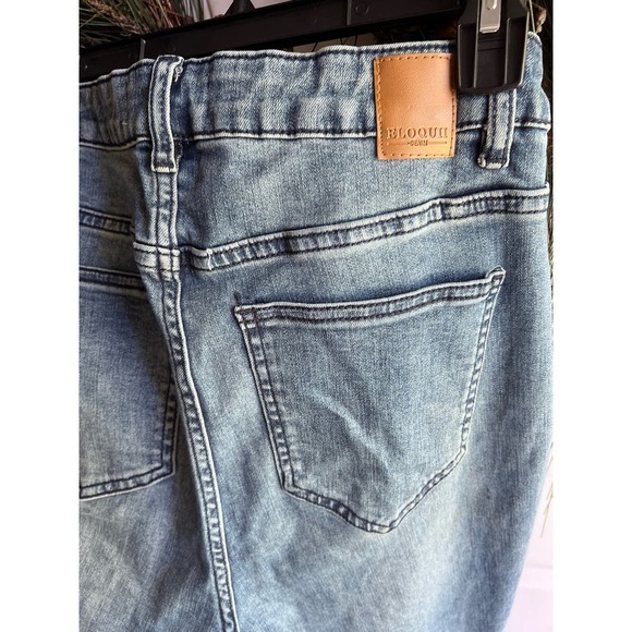 Anthropologie ELOQUII Denim super Hi-Rise blue Jeans Size 14S - Picture 13 of 15